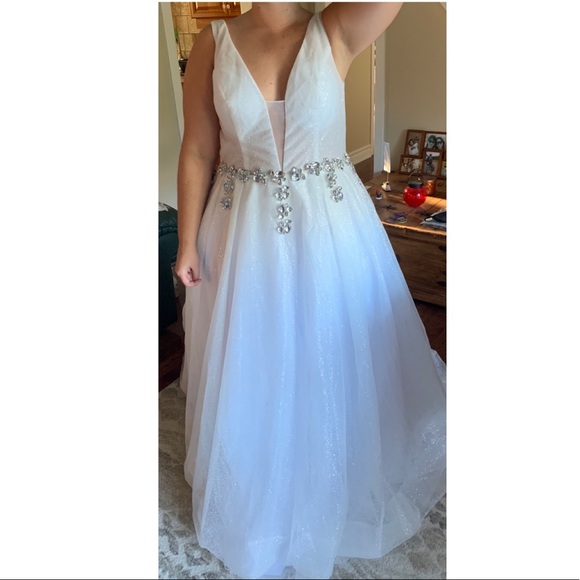 Sparkle Wedding Dress ✨ NWOT - Picture 6 of 8